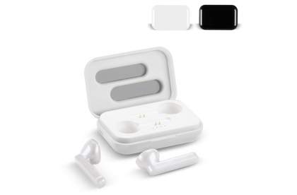 These TWS (True Wireless Stereo) earphones lets you enjoy music to the fullest. Since they are wireless you never have to detangle cables again before listening to music. Includes a wireless charging case, so your earbuds can be charged on the go. Compatible with most phones. the earbuds have a wireless range of 10 meters with built-in microphone for making phone calls. Comes in a gift box.