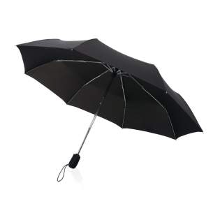 Parapluie automatique Swiss Peak comporte trois sections et est fabriqué en polyester recyclé 190T pongé avec traceur AWARE™, avec un manche en aluminium chromé et un système coupe-vent soutenu par des baleines en fibre de verre. Ouverture automatique et fermeture manuelle. Le traceur AWARE™ qui valide l'utilisation authentique de polyester recyclé. Le parapluie est livré avec une pochette et est présenté dans un coffret cadeau Swiss Peak.<br /><br />UmbrellaMechanism: Ouvrir/Fermer automatiquement<br />IsStormproof: true Parapluie automatique Swiss Peak comporte trois sections et est fabriqué en polyester recyclé 190T pongé avec traceur AWARE™, avec un manche en aluminium chromé et un système coupe-vent soutenu par des baleines en fibre de verre. Ouverture automatique et fermeture manuelle. Le traceur AWARE™ qui valide l'utilisation authentique de polyester recyclé. Le parapluie est livré avec une pochette et est présenté dans un coffret cadeau Swiss Peak.<br /><br />UmbrellaMechanism: Ouvrir/Fermer automatiquement<br />IsStormproof: true