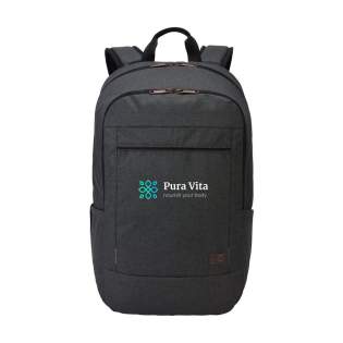 Complete, professional 15.6-inch polyester laptop backpack from Case Logic. The spacious laptop compartment is suitable for transporting a laptop up to 15.6 inches and has a separate storage compartment for a tablet up to 10.5 inches. There is also plenty of room for books, documents and folders. The main compartment has an organiser and offers space for a charger, cables, headphones and other items. The zipped pocket on the front is easily accessible and the handy side pockets can easily hold a water bottle. With adjustable, comfortable shoulder straps and handle. The bag has sturdy zips. A luggage strap allows the bag to be securely attached to most trolleys. Capacity approx. 23 litres.
