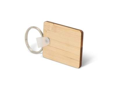 Voici notre porte-clés rectangulaire en bambou : Un accessoire élégant et écologique pour ranger vos clés. Fabriqué à partir de bambou durable, il ajoute une touche de nature à vos essentiels quotidiens. Rehaussez votre trousseau de clés avec ce choix unique et respectueux de l'environnement.