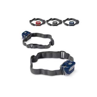 The headlamp with ten LED lights provides sufficient bright light. The head band size and the lamp angle is adjustable.  Batteries included. Comes packaged in a gift box.