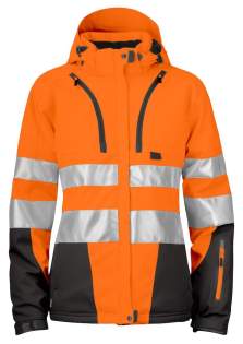 • gewatteerde, doorstikte voering<br />• wind, waterafstotende en ademende softshell<br />• aanpasbare en afneembare capuchon<br />• fleecegevoerde kraag en zijzakken<br />• twee schuinlopende, verticale borstzakken, de linker met telefoonzakje binnenin <br />• ritssluiting aan de voorzijde die bedekt is met een flap. Deze stormflap kan afgesloten worden met drukknopen<br />• twee zijzakken<br />• één mouwzakje op linkermouw<br />• lus voor badgehouder<br />• ventilatieopeningen in mesh onder de oksels met ritssluiting<br />• aanpasbare taille<br />• aanpasbare manchetten<br />• verlengd rugpand <br />• reflecterende biezen op mouwen en rug • gewatteerde, doorstikte voering<br />• wind, waterafstotende en ademende softshell<br />• aanpasbare en afneembare capuchon<br />• fleecegevoerde kraag en zijzakken<br />• twee schuinlopende, verticale borstzakken, de linker met telefoonzakje binnenin <br />• ritssluiting aan de voorzijde die bedekt is met een flap. Deze stormflap kan afgesloten worden met drukknopen<br />• twee zijzakken<br />• één mouwzakje op linkermouw<br />• lus voor badgehouder<br />• ventilatieopeningen in mesh onder de oksels met ritssluiting<br />• aanpasbare taille<br />• aanpasbare manchetten<br />• verlengd rugpand <br />• reflecterende biezen op mouwen en rug