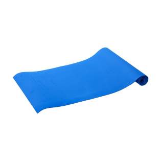 Yoga mat made from 4.0 EVA material. The use of this soft and flexible material provides extra comfort whilst exercising. The yoga mat offers optimal grip, even with perspiration from your workout. Lightweight and easy to carry with a handy pouch and carrying strap. This yoga mat can also be rolled up for easy storage. PVC free.