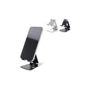 A must have on every desk! Ideal when making video calls from your phone. Adjustable to any height and angle, whenever you want. This aluminum smartphone stand features non-slip pads. Moreover, the open design allows you to connect your earbuds, headphones and charging cable.