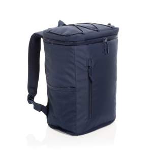 Restez au frais et organisé avec le sac à dos isotherme Sonny en rPET Aware™. Ce sac à dos comporte des bretelles réglables avec un accent réfléchissant pour plus de visibilité, ainsi qu'une poignée en sangle sur le dessus et une sangle élastique pour sécuriser les articles. Le compartiment principal est doté d'une doublure en PEVA gris argenté, qui permet de conserver la fraîcheur des aliments et des boissons. Il comporte également deux poches en filet pour les boissons et une poche frontale zippée pour faciliter l'accès aux objets essentiels. Les fermetures à glissière et les tirettes sont conçues avec des couleurs assorties ou complémentaires pour un look élégant et cohérent. Fabriqué en polyester recyclé avec le traceur AWARE™. 2 % des recettes de chaque produit vendu avec AWARE™ seront reversés à Water.org. Sans PVC.<br /><br />PVC free: true