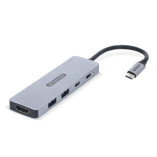 Altijd verbonden met deze 5-in-1 USB-C Power Delivery Multiport Adapter. Sluit de nieuwste monitoren aan met HDMI of verbind uw apparaten met USB-A of USB C voor gegevensoverdracht of snel opladen. Het verbindt al uw apparaten op kantoor of thuis. Voor Windows, Apple Mac en Chromebooks. Altijd verbonden met deze 5-in-1 USB-C Power Delivery Multiport Adapter. Sluit de nieuwste monitoren aan met HDMI of verbind uw apparaten met USB-A of USB C voor gegevensoverdracht of snel opladen. Het verbindt al uw apparaten op kantoor of thuis. Voor Windows, Apple Mac en Chromebooks.