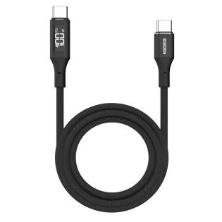 Je ziet het vermogen! USB-C Power Delivery-kabel met LED-display (150 cm) om uw USB-C-apparaat op te laden en het real-time vermogen te bekijken op het ingebouwde LED-display. Voor Windows, Apple Mac & Chromebooks. Je ziet het vermogen! USB-C Power Delivery-kabel met LED-display (150 cm) om uw USB-C-apparaat op te laden en het real-time vermogen te bekijken op het ingebouwde LED-display. Voor Windows, Apple Mac & Chromebooks.