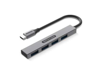 Stay connected with this super slim and portable USB-C to 4x USB-A Nano Hub you can turn the USB-C port of your notebook into 4 very useful USB-A ports. This makes this Hub the ideal accessory when travelling. For Windows, Apple Mac & Chromebooks