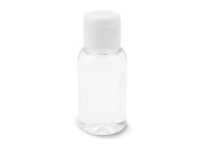 Stijlvol flesje gevuld met een cleaning vloeistof op alcoholbasis (70%). Door het kleine formaat is het eenvoudig mee te nemen en heb je het altijd bij de hand.