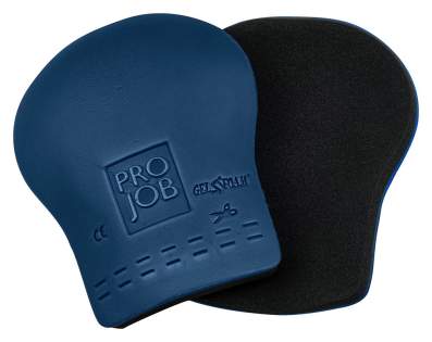 • volgt de vorm van de menselijke knie (voorgevormd)<br />• de gladde buitenkant voorkomt dat de kniebeschermers aan de broek blijven hangen/kleven<br />• aanbevolen door verschillende experten in ergonomie op de werkvloer               <br />• dikte: 1,5 cm