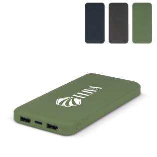 Mit unserer schicken 10.000-mAh-Powerbank haben Sie unterwegs mehr Energie. Mode trifft Nachhaltigkeit mit recyceltem ABS-Material. Bleiben Sie stilvoll geladen und setzen Sie gleichzeitig ein umweltbewusstes Zeichen. Eingang: Micro-USB & Typ-5V/... Mit unserer schicken 10.000-mAh-Powerbank haben Sie unterwegs mehr Energie. Mode trifft Nachhaltigkeit mit recyceltem ABS-Material. Bleiben Sie stilvoll geladen und setzen Sie gleichzeitig ein umweltbewusstes Zeichen. Eingang: Micro-USB & Typ-5V/...