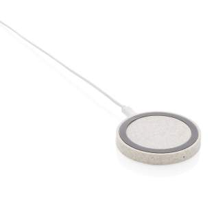 Draadloze oplader gemaakt van tarwevezel (15%) gemengd met ABS om alle draadloze apparaten op te laden. Met siliconen ring die voorkomt dat je telefoon wegglijdt. De LED-indicator gaat branden wanneer het apparaat wordt opgeladen. Compatibel met alle QI-apparaten zoals de nieuwste generatie van Android, iPhone 8 en hoger. Input 5V / 1,5A. Draadloze output 5V / 1A, 5W. Inclusief 50 cm PVC-vrije TPE micro USB-kabel.<br /><br />WirelessCharging: true Draadloze oplader gemaakt van tarwevezel (15%) gemengd met ABS om alle draadloze apparaten op te laden. Met siliconen ring die voorkomt dat je telefoon wegglijdt. De LED-indicator gaat branden wanneer het apparaat wordt opgeladen. Compatibel met alle QI-apparaten zoals de nieuwste generatie van Android, iPhone 8 en hoger. Input 5V / 1,5A. Draadloze output 5V / 1A, 5W. Inclusief 50 cm PVC-vrije TPE micro USB-kabel.<br /><br />WirelessCharging: true