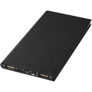 De Plate 8000 mAh aluminum powerbank heeft een 8000 mAh Grade A lithium-polymeer batterij en heeft een slank design. De LED-indicator licht op tijdens het opladen en geeft de in de powerbank resterende batterijcapaciteit weer. Het heeft een input en output van 5V/2A en is gemaakt van duurzaam aluminium. Inclusief USB naar Micro USB oplaadkabel. Geleverd in een witte Avenue geschenkverpakking. De Plate 8000 mAh aluminum powerbank heeft een 8000 mAh Grade A lithium-polymeer batterij en heeft een slank design. De LED-indicator licht op tijdens het opladen en geeft de in de powerbank resterende batterijcapaciteit weer. Het heeft een input en output van 5V/2A en is gemaakt van duurzaam aluminium. Inclusief USB naar Micro USB oplaadkabel. Geleverd in een witte Avenue geschenkverpakking.
