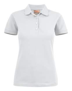 Polo piqué met stretch. 4-knoopssluiting, neklint, zijsplitjes en geribde manchettten. Oeko-Tex 100 gecertificeerd.