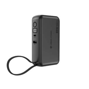 Hybrid charging has arrived with the ultimate GAN charger that offers you hyper fast 65W charging. Eureka can be used both as powerbanks and as 65 GAN wall charger. Plug it in wall socket at home or during your travel and charge any device, even a laptop at amazing speed. While you charge your devices the powerbank itself is being charged. Remove it from the socket to leave the house with a fully charged 10.000 mAh powerbank. GAN is a new charging technology that allows a much smaller size for powerful adapters, less heat so much safer and a higher energy efficiency so less energy is lost in the charging process. Eureka comes with 1 USB A port, 1 type C port and 1 integrated type C cable. With USA, EU, UK adapter to take it anywhere you go. Eureka is made with RCS (Recycled Claim Standard) certified recycled fireproof PC. Total recycled content: 22% based on total item weight. Urban Vitamin items are made without PVC and packed in plastic reduced packaging<br /><br />PowerbankCapacity: 10000<br />PVC free: true Hybrid charging has arrived with the ultimate GAN charger that offers you hyper fast 65W charging. Eureka can be used both as powerbanks and as 65 GAN wall charger. Plug it in wall socket at home or during your travel and charge any device, even a laptop at amazing speed. While you charge your devices the powerbank itself is being charged. Remove it from the socket to leave the house with a fully charged 10.000 mAh powerbank. GAN is a new charging technology that allows a much smaller size for powerful adapters, less heat so much safer and a higher energy efficiency so less energy is lost in the charging process. Eureka comes with 1 USB A port, 1 type C port and 1 integrated type C cable. With USA, EU, UK adapter to take it anywhere you go. Eureka is made with RCS (Recycled Claim Standard) certified recycled fireproof PC. Total recycled content: 22% based on total item weight. Urban Vitamin items are made without PVC and packed in plastic reduced packaging<br /><br />PowerbankCapacity: 10000<br />PVC free: true