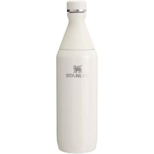 The Stanley 600 ml All Day Slim water bottle is designed for all-day hydration, combining convenience and performance. Made from 90% recycled stainless steel, it features a two-piece opening—one for easy sipping and the other for adding ice and hassle-free cleaning. The neck is crafted from single-wall stainless steel with a plastic threaded collar and a secure compressed seal to prevent leaks. The body has double-wall vacuum insulation, ensuring your drinks stay at the perfect temperature for hours. Durable and thoughtfully designed, it's the ideal bottle for staying refreshed wherever your day takes you. The Stanley 600 ml All Day Slim water bottle is designed for all-day hydration, combining convenience and performance. Made from 90% recycled stainless steel, it features a two-piece opening—one for easy sipping and the other for adding ice and hassle-free cleaning. The neck is crafted from single-wall stainless steel with a plastic threaded collar and a secure compressed seal to prevent leaks. The body has double-wall vacuum insulation, ensuring your drinks stay at the perfect temperature for hours. Durable and thoughtfully designed, it's the ideal bottle for staying refreshed wherever your day takes you.