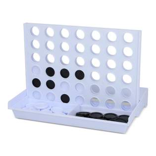 Profitez d'un classique avec ce puissance 4 portable. Fabriqué en PS 100 % recyclé, ce jeu est à la fois durable et respecte l'environnement. Son design compact vous permet de le transporter facilement dans votre sac et de vous divertir lors de vos déplacements. Lancez un défi à vos amis et à votre famille pour savoir qui peut aligner les 4 en premier. Profitez d'un classique avec ce puissance 4 portable. Fabriqué en PS 100 % recyclé, ce jeu est à la fois durable et respecte l'environnement. Son design compact vous permet de le transporter facilement dans votre sac et de vous divertir lors de vos déplacements. Lancez un défi à vos amis et à votre famille pour savoir qui peut aligner les 4 en premier.
