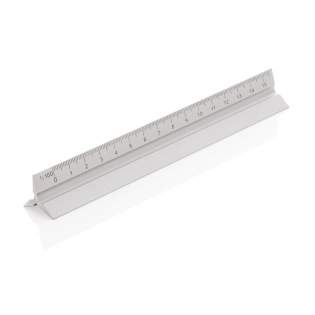Aluminum ruler with 5 different scales (1:20;1:25;1:50;1:75;1:100) 15 cm. Perfect to bring along in your pocket.<br /><br />PVC free: true