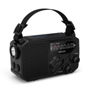 The Philips TAR1609 is a versatile emergency radio with FM/AM reception, built-in flashlight, SOS alarm, and multiple power options: solar, USB, or hand crank. A need to have for power outages, camping, or emergencies. Compact and portable—always ready when you need it most.

