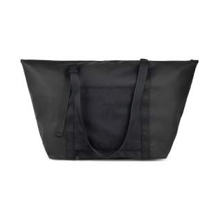 A perfect travel companion, this weekend bag is crafted from super lightweight GRS certified polyester with a sleek PU coating. Simply fold it and secure with the clever strap and buckle for storing compactly when not in use. Featuring a clever outer pocket that transforms into a secure trolley sleeve that allows you to slip it over a wheeled suitcase or trolley. Featuring adjustable straps to carry by hand or over your shoulder. Smaller inner pocket for your essentials. These versatile bags are not only easy to carry but are also designed to fold and store compactly in your luggage, providing convenient extra storage without weighing you down. Certified by GRS (Global Recycled Standard), this certification guarantees that the entire supply chain of the recycled materials is certified. The total recycled content is based on the overall product weight. This product contains 52% GRS certified recycled polyester. A perfect travel companion, this weekend bag is crafted from super lightweight GRS certified polyester with a sleek PU coating. Simply fold it and secure with the clever strap and buckle for storing compactly when not in use. Featuring a clever outer pocket that transforms into a secure trolley sleeve that allows you to slip it over a wheeled suitcase or trolley. Featuring adjustable straps to carry by hand or over your shoulder. Smaller inner pocket for your essentials. These versatile bags are not only easy to carry but are also designed to fold and store compactly in your luggage, providing convenient extra storage without weighing you down. Certified by GRS (Global Recycled Standard), this certification guarantees that the entire supply chain of the recycled materials is certified. The total recycled content is based on the overall product weight. This product contains 52% GRS certified recycled polyester.