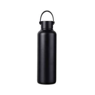 This double wall vacuum bottle, crafted from RCS certified recycled stainless steel, offers both performance and style. Designed with a minimalistic PU handle and black details that capture the essence of Baltimore series. The double walled insulation maintains drink temperatures cold for up to 12 hours, and hot for up to 6 hours, whether you need to stay cool with a chilled drink or enjoy a warm beverage on the go. Not dishwasher or microwave safe, only handwash. Certified by RCS (Recycled Claim Standard), RCS certification guarantees that the entire supply chain of recycled materials is certified. The total recycled content is based on the overall product weight. This product contains 80% RCS certified recycled stainless steel.<br /><br />HoursHot: 6<br />HoursCold: 12 This double wall vacuum bottle, crafted from RCS certified recycled stainless steel, offers both performance and style. Designed with a minimalistic PU handle and black details that capture the essence of Baltimore series. The double walled insulation maintains drink temperatures cold for up to 12 hours, and hot for up to 6 hours, whether you need to stay cool with a chilled drink or enjoy a warm beverage on the go. Not dishwasher or microwave safe, only handwash. Certified by RCS (Recycled Claim Standard), RCS certification guarantees that the entire supply chain of recycled materials is certified. The total recycled content is based on the overall product weight. This product contains 80% RCS certified recycled stainless steel.<br /><br />HoursHot: 6<br />HoursCold: 12