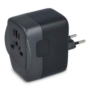 Reisen Sie mit dem leistungsstarken Travel Adapter in über 150 Länder. Durch sein kompaktes Design und geringes Gewicht (nur 140 g) eignet er sich perfekt für leichtes Gepäck. Mit Sicherheitsverschluss, Anti-Single-Plug-in und Anti-Schock-Funktion ist er babysicher - ideal für sorgenfreie Familienreisen. Der Adapter ist aus recyceltem Kunststoff hergestellt. Reisen Sie mit dem leistungsstarken Travel Adapter in über 150 Länder. Durch sein kompaktes Design und geringes Gewicht (nur 140 g) eignet er sich perfekt für leichtes Gepäck. Mit Sicherheitsverschluss, Anti-Single-Plug-in und Anti-Schock-Funktion ist er babysicher - ideal für sorgenfreie Familienreisen. Der Adapter ist aus recyceltem Kunststoff hergestellt.
