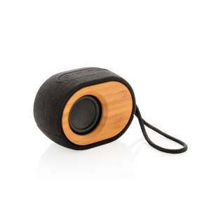 Natuurlijk geluid uit een natuurlijke luidspreker. Deze duurzame luidspreker combineert een verbluffende geluidservaring met een stijlvol ontwerp gemaakt van duurzame en verantwoorde materialen. De behuizing is gemaakt van duurzaam bamboe en stof bestaat uit een blend van 30% biologisch katoen, 40% hennep en 30% gerecycled PET. De 5W-luidspreker maakt gebruik van hoogwaardige componenten om een langdurig gebruik van het item te garanderen. De 1500 mAh-batterij kan tot 8 uur worden afgespeeld met één keer opladen. De speaker maakt gebruik van BT 4.2 voor een makkelijke verbinding en heeft een werkingsafstand tot 10 meter. Met microfoon. 100% plasticvrije verpakking. Geregistreerd ontwerp®<br /><br />HasBluetooth: True<br />NumberOfSpeakers: 1<br />SpeakerOutputW: 5.00