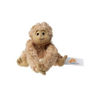 Super-soft plush gorilla. The velcro on the hands means that you can hang this cheeky chappy up almost anywhere.