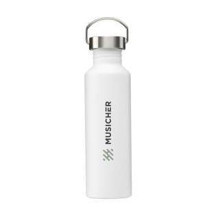 WoW! Single-walled, leak-proof water bottle with screw cap and carrying ring. Made from recycled stainless steel. Not dishwasher-safe. RCS-certified. Total recycled material: 75%. Capacity 800 ml. Stainless steel can be recycled many times whilst retaining the quality of the material. By using recycled stainless steel, fewer new raw materials are needed. This means less energy consumption and less use of water. A responsible choice. WoW! Single-walled, leak-proof water bottle with screw cap and carrying ring. Made from recycled stainless steel. Not dishwasher-safe. RCS-certified. Total recycled material: 75%. Capacity 800 ml. Stainless steel can be recycled many times whilst retaining the quality of the material. By using recycled stainless steel, fewer new raw materials are needed. This means less energy consumption and less use of water. A responsible choice.