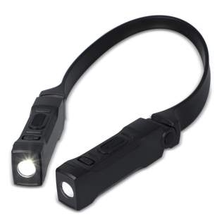 Lampe de cou rechargeable mains libres avec deux lumières SMD offrant 80 lumens. Trois modes disponibles : 100 %, 50 % et éteint. Légère et pratique pour les tâches nécessitant un éclairage mains libres. Lampe de cou rechargeable mains libres avec deux lumières SMD offrant 80 lumens. Trois modes disponibles : 100 %, 50 % et éteint. Légère et pratique pour les tâches nécessitant un éclairage mains libres.
