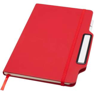 Das Nexus A5 Hardcover Notizbuch mit Stift/Bleistift-Kombi umfasst 80 cremefarbene, linierte Seiten aus 70 g/m² Papier, abgerundete Ecken, einen elastischen Verschluss und ein Lesebändchen. Der Stift hat zwei Köpfe, von denen der eine ein Füller mit schwarzer Tinte und der andere ein Bleistift ist. Schreiblänge des Stiftes: 1000 Meter. Schreibspitze: 1 mm. Das Nexus A5 Hardcover Notizbuch mit Stift/Bleistift-Kombi umfasst 80 cremefarbene, linierte Seiten aus 70 g/m² Papier, abgerundete Ecken, einen elastischen Verschluss und ein Lesebändchen. Der Stift hat zwei Köpfe, von denen der eine ein Füller mit schwarzer Tinte und der andere ein Bleistift ist. Schreiblänge des Stiftes: 1000 Meter. Schreibspitze: 1 mm.