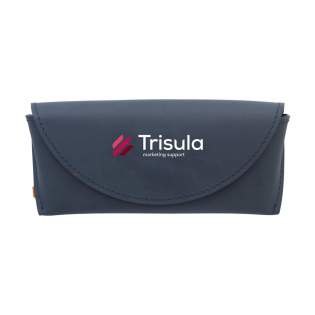 This designer sunglasses case is made from recycled leather waste (from Italian leather) and natural binders. A product of the MADE out of brand. The recycled leather is very sturdy, has an attractive matte appearance and also smells like leather. The coloured top layer is made of a very thin 100% water-based PU coating. Durable sunglasses case with magnetic closure. Protects your sunglasses when not in use. Handmade. Dutch design. Made in Holland.  Extra info regarding delivery time: 1 - 100 units: 2 weeks, 100 - 250 units: 3 weeks,250 - 500 units: 4 weeks, 500 - 1,000 units: 5 weeks. More than 1,000 units, price and delivery time upon request.