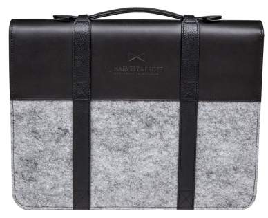 Document folder with a stylish combination of leather and felt. Our beloved J.Harvest & Frost logo are embossed nicely in the leather in the front, between 2 leather straps. They are for the convenience open, so you can place your daily newspaper there when on the run.<br />Inside of documenter has lining in felt and multiple open pockets. It also shows some nice contrast color of royal blue felt behind pocket, to give the documenter the little extra twist. Document folder with a stylish combination of leather and felt. Our beloved J.Harvest & Frost logo are embossed nicely in the leather in the front, between 2 leather straps. They are for the convenience open, so you can place your daily newspaper there when on the run.<br />Inside of documenter has lining in felt and multiple open pockets. It also shows some nice contrast color of royal blue felt behind pocket, to give the documenter the little extra twist.