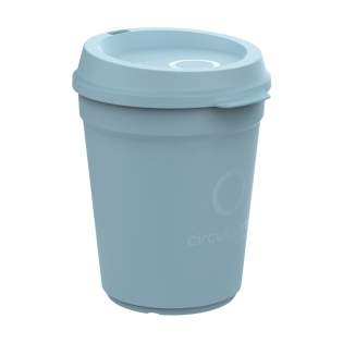 Reusable, stackable cup with lid from the Circulware brand. This cup is made from high-quality plastic and can be used up to 500 times. The stackable lid is made from100% recyclable plastic and closes perfectly. This makes this an ideal on-the-go cup. Suitable for a hot coffee or a refreshing drink. A great alternative to the disposable cup. This cup is lightweight, easy to clean and stackable, and a great space saver. BPA-free and Food Approved. Dishwasher safe and microwave safe. 100% recyclable. This cup contributes to a circular economy. Dutch design. Made in Holland. Capacity 300 ml.