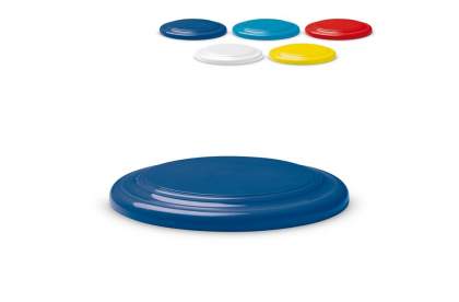 Frisbee in mehreren frischen Farben. Große Druckfläche. Idealer Werbeartikel. Kann im Digitaldruck vollfarbig bedruckt werden.