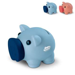 Kleines lustiges Sparschwein mit abnehmbarer Schnauze. Werbeanbringung wird im Tampondruck realisiert. Ideal für Banken und Sparkassen, Versicherungen etc.. Lieferbar in hellblau und rosa. Ab 5.500 Stück Sonderfarben nach Pantone erhältlich - Lieferz... Kleines lustiges Sparschwein mit abnehmbarer Schnauze. Werbeanbringung wird im Tampondruck realisiert. Ideal für Banken und Sparkassen, Versicherungen etc.. Lieferbar in hellblau und rosa. Ab 5.500 Stück Sonderfarben nach Pantone erhältlich - Lieferz...