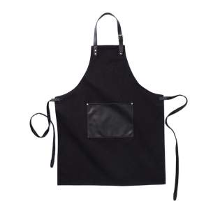 Stylish and classic apron in thick cotton canvas with discreet details in PU. Adjustable buckle closure at the top and large pocket in the front. An apron with a long lifespan that only gets more beautiful with time. Stylish and classic apron in thick cotton canvas with discreet details in PU. Adjustable buckle closure at the top and large pocket in the front. An apron with a long lifespan that only gets more beautiful with time.