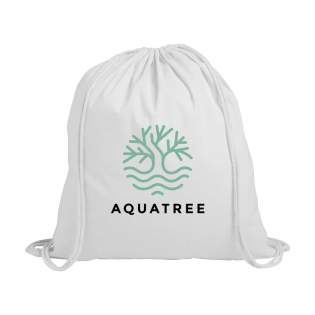 Rugzak van 100% katoen (120 g/m²). Met aanrijgkoorden. Inhoud ca. 8 liter. Rugzak van 100% katoen (120 g/m²). Met aanrijgkoorden. Inhoud ca. 8 liter.