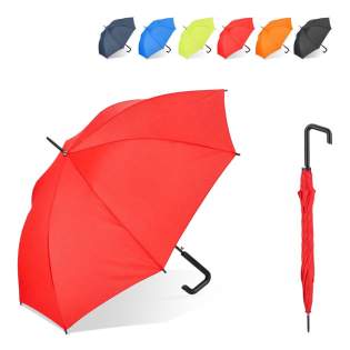 Ce parapluie à crochet de 23 pouces est doté d'une poignée ergonomique unique au design carré et aux bords arrondis pour une meilleure prise en main. Il est doté d'une fonction d'ouverture automatique pour plus de commodité et d'une armature en fibre...