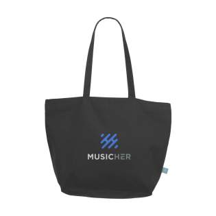 WoW! Einkaufstasche mit langen Henkeln aus 100% fest gewebtem, extra schwerem Bio-Canvas (320 g/m²). Mit langen Griffe und Reißverschluss. Die großzügige, robuste Tasche bietet viel Platz. GOTS-zertifiziert. GRS-zertifiziert. Gesamtes recyceltes Material: 95%. Fassungsvermögen ca. 28 Liter. WoW! Einkaufstasche mit langen Henkeln aus 100% fest gewebtem, extra schwerem Bio-Canvas (320 g/m²). Mit langen Griffe und Reißverschluss. Die großzügige, robuste Tasche bietet viel Platz. GOTS-zertifiziert. GRS-zertifiziert. Gesamtes recyceltes Material: 95%. Fassungsvermögen ca. 28 Liter.