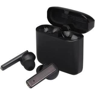 Durable high quality TWS earbuds with amazing sound quality. The earbuds have a stylish design and are comfortable to wear for longer periods. The IPX4 certification with sweat resistance is a great feature for sport lovers. Bluetooth® 5.1 with a connection range of up to 10 meters. The earbuds provides up to 3.5 hours playback time at max volume on a single charge. The 300mAh rechargeable charging case can charge the earbuds up to 4 times from 0% to 100%, and the charging case can be fully charged within 2 hours. Built-in music controls and microphone for handy operation. Delivered in a Tekiō premium kraft paper box with a colourful sticker.