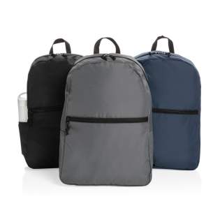 No greenwashing, but telling a true story about sustainability! This Impact 300D RPET backpack is made with AWARE™ tracer. With AWARE™, the use of genuine recycled fabric materials and water reduction impact claims are guaranteed, by using the AWARE ... No greenwashing, but telling a true story about sustainability! This Impact 300D RPET backpack is made with AWARE™ tracer. With AWARE™, the use of genuine recycled fabric materials and water reduction impact claims are guaranteed, by using the AWARE ...