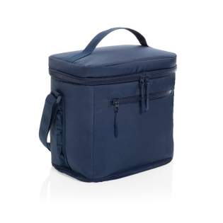 The Sonny Aware™ RPET Cooler Bag is the perfect blend of function and style, making it ideal for any outdoor adventure. Crafted from 100% RPET material with a PEVA lining, this cooler bag is designed to keep your food and drinks chilled and fresh. It features a sturdy top webbing handle and an adjustable 110cm shoulder strap for easy carrying. The left side has webbing loops to attach small accessories, while the right side includes a convenient mesh drink holder. With a front zipper pocket and a spacious main compartment lined with silver-grey PEVA, this cooler bag ensures your essentials stay organized and cool. The zippers, pockets, and pullers are accented with complementing colors for added style. Made with recycled polyester embedded with the AWARE™ tracer. 2% of proceeds of each product sold with AWARE™ will be donated to Water.org. PVC free.<br /><br />PVC free: true The Sonny Aware™ RPET Cooler Bag is the perfect blend of function and style, making it ideal for any outdoor adventure. Crafted from 100% RPET material with a PEVA lining, this cooler bag is designed to keep your food and drinks chilled and fresh. It features a sturdy top webbing handle and an adjustable 110cm shoulder strap for easy carrying. The left side has webbing loops to attach small accessories, while the right side includes a convenient mesh drink holder. With a front zipper pocket and a spacious main compartment lined with silver-grey PEVA, this cooler bag ensures your essentials stay organized and cool. The zippers, pockets, and pullers are accented with complementing colors for added style. Made with recycled polyester embedded with the AWARE™ tracer. 2% of proceeds of each product sold with AWARE™ will be donated to Water.org. PVC free.<br /><br />PVC free: true