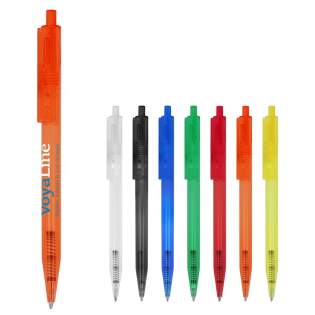 Stylo bille design Toppoint, fabriqué en Allemagne. Couleurs transparentes. Ce stylo possède une recharge X20 en écriture bleue. Stylo bille design Toppoint, fabriqué en Allemagne. Couleurs transparentes. Ce stylo possède une recharge X20 en écriture bleue.