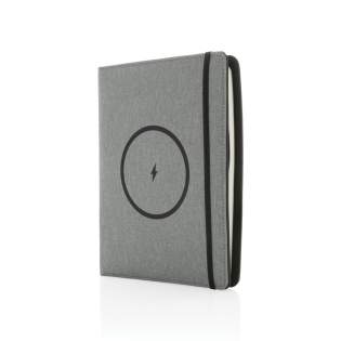 Met deze RPET notebook cover kunt u uw vergaderingen in stijl bijwonen. De voorkant heeft een draadloos oplaadstation voor uw smartphone. (Nieuwste generaties Android, iPhone 8 en hoger). Oudere telefoons en tablets kunnen worden opgeladen via de USB-poorten van de 5.000 mAh powerbank. Input: 5.0V / 2.1A. Uitgang 1: 5.0V / 2.1A. Uitgang 2: 5.0V / 2.1A. Draadloze uitgang: 5W. Geregistreerd ontwerp®<br /><br />NotebookFormat: A5<br />WirelessCharging: true<br />PowerbankCapacity: 5000<br />NumberOfPages: 128<br />PaperRulingLayout: Gelinieerde pagina's Met deze RPET notebook cover kunt u uw vergaderingen in stijl bijwonen. De voorkant heeft een draadloos oplaadstation voor uw smartphone. (Nieuwste generaties Android, iPhone 8 en hoger). Oudere telefoons en tablets kunnen worden opgeladen via de USB-poorten van de 5.000 mAh powerbank. Input: 5.0V / 2.1A. Uitgang 1: 5.0V / 2.1A. Uitgang 2: 5.0V / 2.1A. Draadloze uitgang: 5W. Geregistreerd ontwerp®<br /><br />NotebookFormat: A5<br />WirelessCharging: true<br />PowerbankCapacity: 5000<br />NumberOfPages: 128<br />PaperRulingLayout: Gelinieerde pagina's