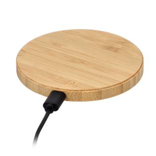 This sustainable bamboo wireless charger supports fast charging with an output power of 15W for your phone. With protections against overload, over-discharge, short circuit, and over-voltage, it ensures safe charging. This sustainable bamboo wireless charger supports fast charging with an output power of 15W for your phone. With protections against overload, over-discharge, short circuit, and over-voltage, it ensures safe charging.