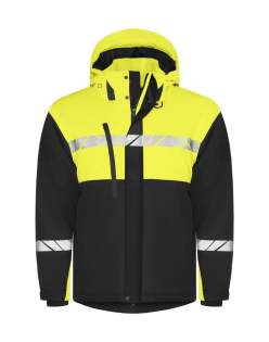 • Functionele jas van wind- en waterafstotend softshell materiaal, rits aan de voorkant is bedekt met een flap om tocht en waterlekkage te voorkomen <br />• Borstzak aan de rechterkant met interne houder voor een ID-kaart, alsook zijzakken aan beide zijden met ritssluiting <br />• Open binnenzakken <br />• Verlengd achterpand <br />• Afneembare capuchon, verstelbaar met trekkoord <br />• Verstelbare manchetten met klittenband en verstelbare taille met trekkoord <br />• Waschipzakje in de linker binnennaad<br /><br />Getest voor industrieel wassen volgens ISO 15797<br />Verhoogde zichtbaarheid volgens EN 17353<br />Oeko-Tex 100 gecertificeerd<br />Geleverd in een biobased, composteerbare polybag • Functionele jas van wind- en waterafstotend softshell materiaal, rits aan de voorkant is bedekt met een flap om tocht en waterlekkage te voorkomen <br />• Borstzak aan de rechterkant met interne houder voor een ID-kaart, alsook zijzakken aan beide zijden met ritssluiting <br />• Open binnenzakken <br />• Verlengd achterpand <br />• Afneembare capuchon, verstelbaar met trekkoord <br />• Verstelbare manchetten met klittenband en verstelbare taille met trekkoord <br />• Waschipzakje in de linker binnennaad<br /><br />Getest voor industrieel wassen volgens ISO 15797<br />Verhoogde zichtbaarheid volgens EN 17353<br />Oeko-Tex 100 gecertificeerd<br />Geleverd in een biobased, composteerbare polybag