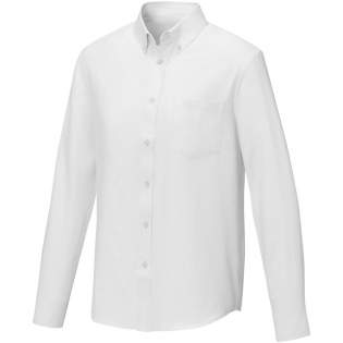 The Pollux long sleeve men's shirt – a versatile blend of style and practicality. Made from a durable CVC fabric blend of 55% cotton and 45% polyester, this shirt offers wrinkle resistance and combines durability with a lightweight, soft feel. The shirt is equipped with a chest pocket for added functionality. The center back box pleat showcases subtle yet refined detailing, and the interior custom branding options allow for a personalised touch. Furthermore, the tearaway-cutaway main label ensures tagless comfort, making this shirt a great addition to any wardrobe.