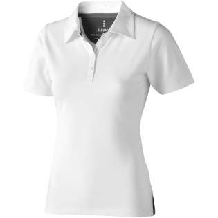 The Markham short sleeve women's stretch polo is the perfect blend of style, comfort, and versatility. Made from a 200 g/m² high-quality double piqué knit fabric, this polo offers a luxurious feel and exceptional durability. The premium blend of 95% cotton and 5% elastane provides an optimal balance of breathability, softness, and stretch. The addition of elastane and self-fabric collar ensure a comfortable and flexible fit, allowing for unrestricted movement throughout your day. The polo is designed with a fitted shape for a feminine look. Whether you're heading to the office, or going out for a casual outing, this polo keeps you looking and feeling your best.