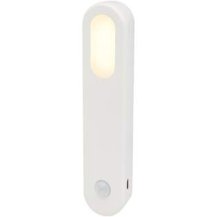 Sensa is a perfect light for indoor places like stairs, garage, kitchen, hallway, bathroom, basement, cloakroom, etc. to bring you and your family safety (never tripping in the dark any more) and convenience (no need to always turn on room lights). With a 1200mAh rechargeable battery built inside, you can also bring it on a camping trip. 3 lighting modes: “ON” Mode - constant on at night; "OFF" Mode - light turned off; “AUTO” Mode - turn on automatically when motion is detected. The motion sensor range is max 3 metres within 120°, and the light turns off after 20 seconds of inactivity. 2800K soft warm light that won't hurt your eyes. Integrated with a magnet on the back for easy installation on a metal surface (additional metal plate is provided for non-metal surfaces). Delivered in a gift box made of sustainable material.